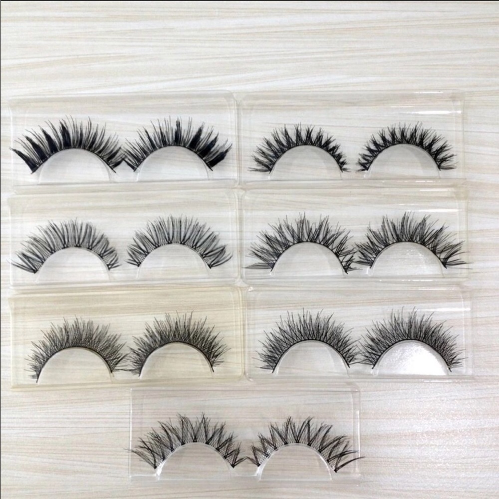 7 pairs faux mink lashes